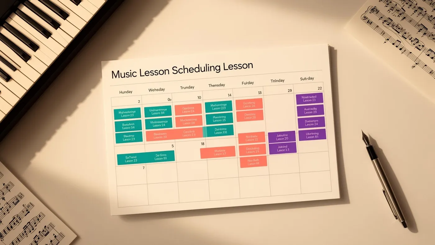 The Ultimate Guide to Music Lesson Scheduling